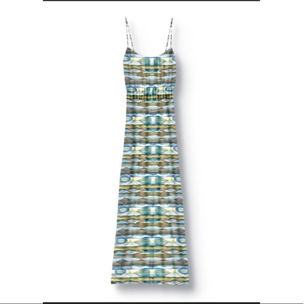 Quicksilver Evetide Ikat Jersey Knit Maxi Dress